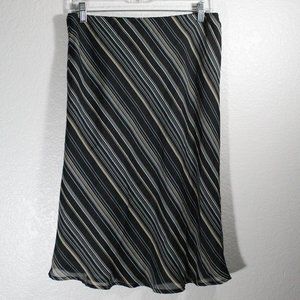 COPY - Pencil Skirt Tube Style Skirt Striped Sz 10